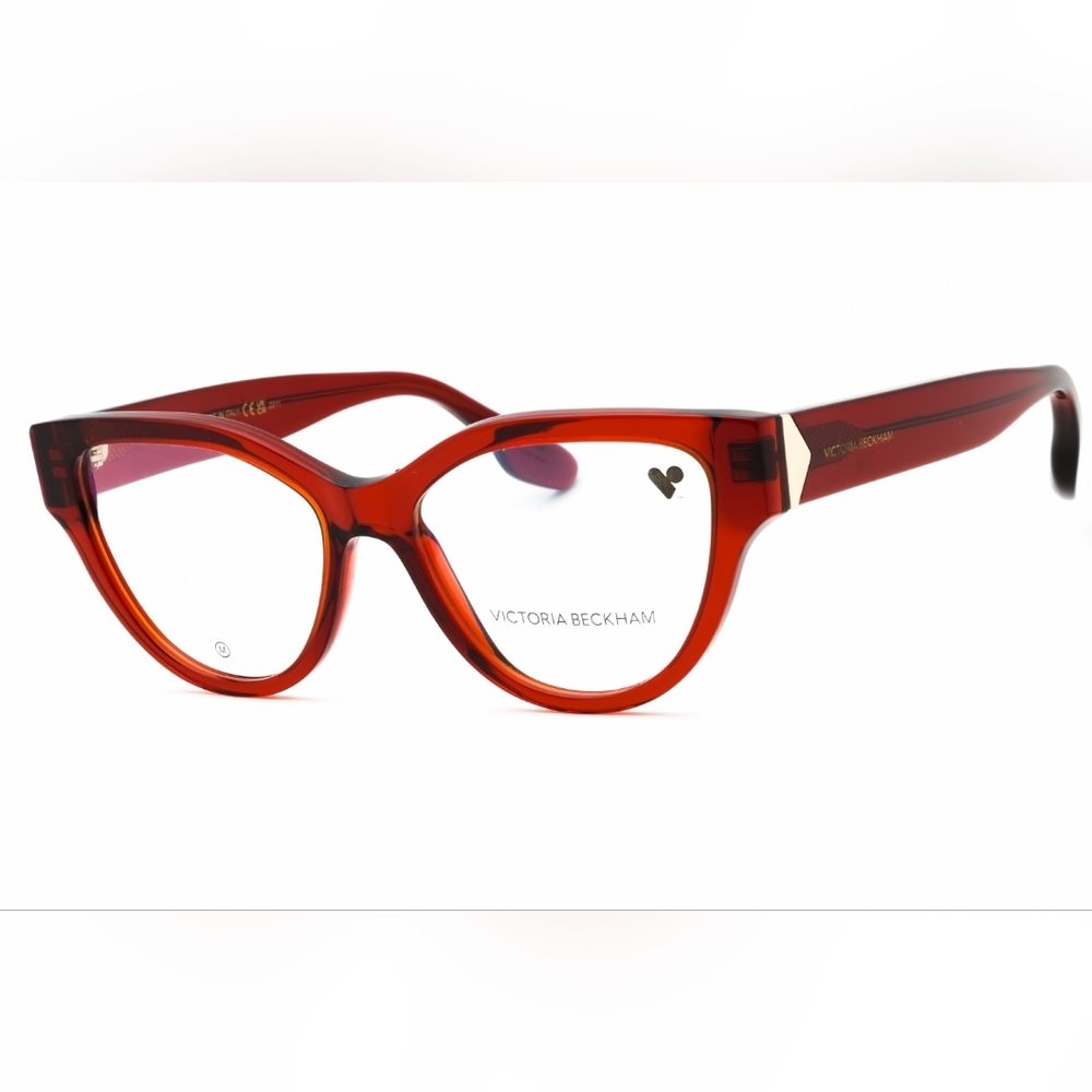 Victoria Beckham Red Retro-Inspired Glasses